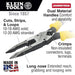Klein Tools J207-8CR All-Purpose Pliers With Crimper